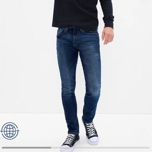 Gap Denim Skinny Flex Men’s Jeans| Dark Wash| 31x32
